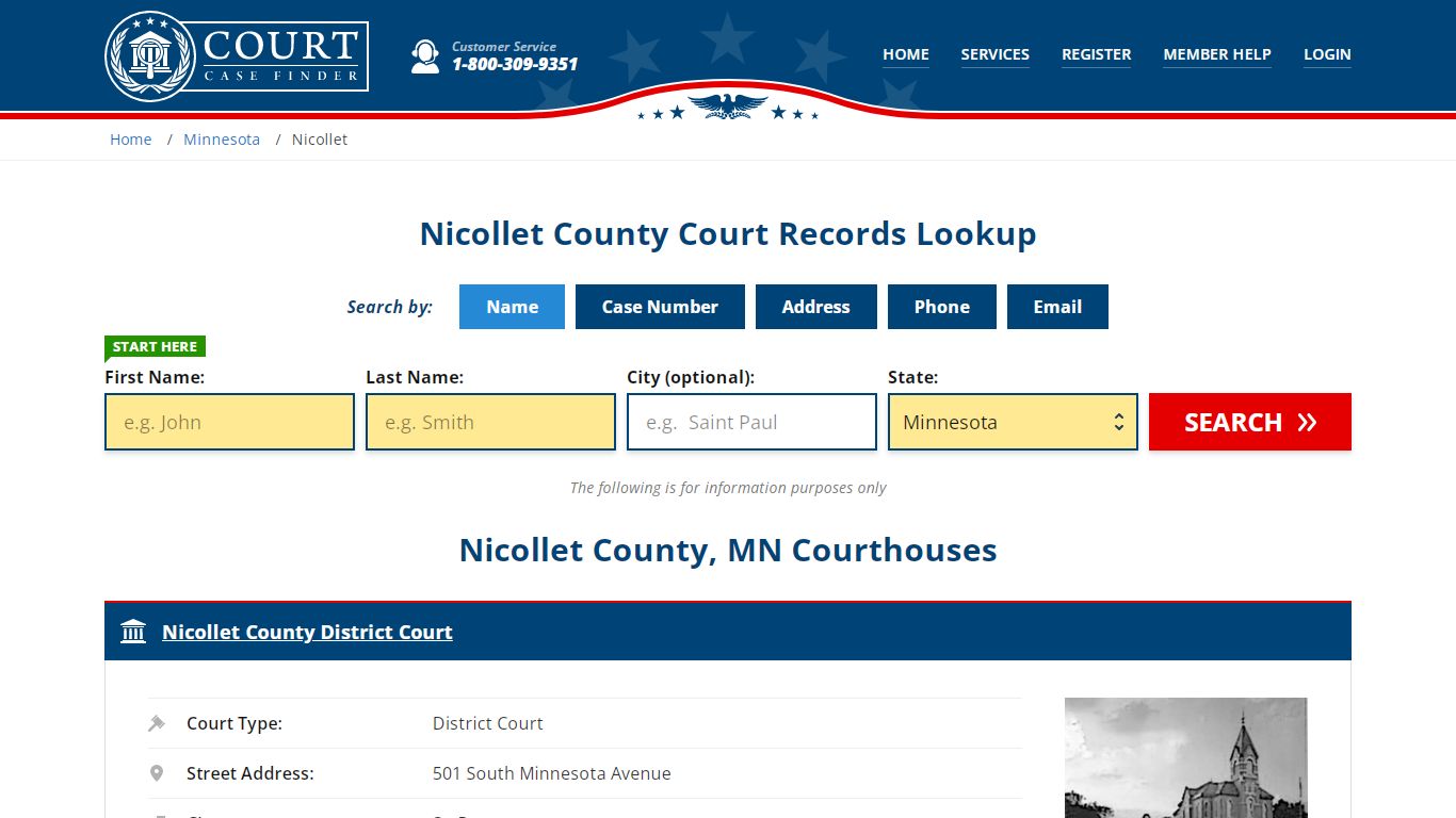 Nicollet County Court Records | MN Case Lookup