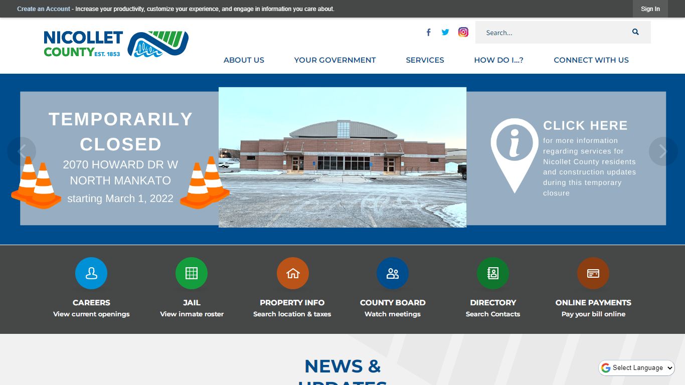 Nicollet County, MN - Official Website | Official Website